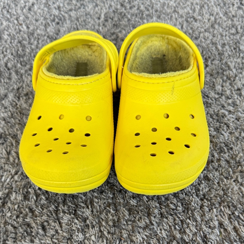 CROCS Sunny Yellow Kids Slippers